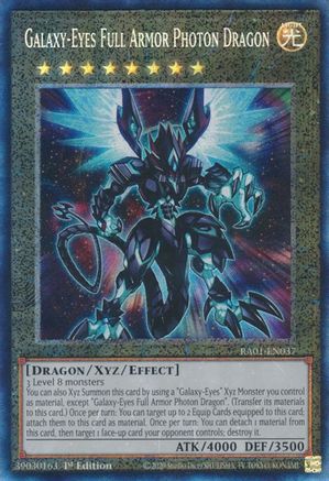 Galaxy-Eyes Full Armor Photon Dragon (PCR) (RA01-EN037) - 25th Anniversary Rarity Collection 1st Edition