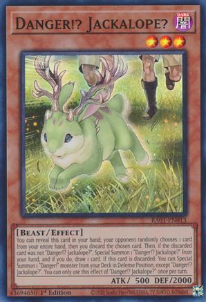 Danger!? Jackalope? (RA01-EN013) - 25th Anniversary Rarity Collection 1st Edition