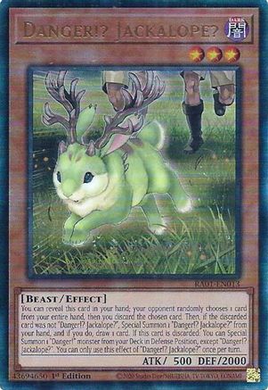 Danger!? Jackalope? (PUR) (RA01-EN013) - 25th Anniversary Rarity Collection 1st Edition