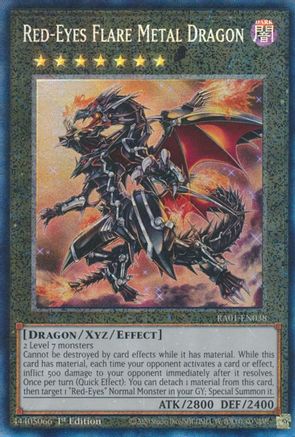 Red-Eyes Flare Metal Dragon (PCR) (RA01-EN038) - 25th Anniversary Rarity Collection 1st Edition
