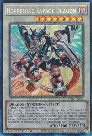 Borreload Savage Dragon (PCR) (RA01-EN033) - 25th Anniversary Rarity Collection 1st Edition