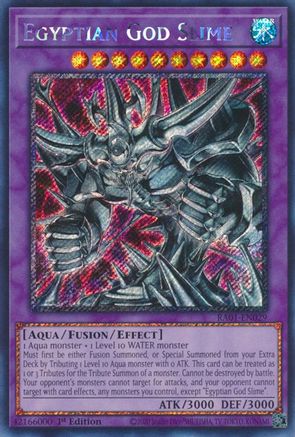 Egyptian God Slime (Platinum Secret Rare) (RA01-EN029) - 25th Anniversary Rarity Collection 1st Edition