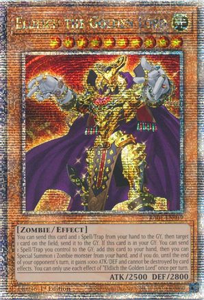 Eldlich the Golden Lord (Quarter Century Secret Rare) (RA01-EN019) - 25th Anniversary Rarity Collection 1st Edition
