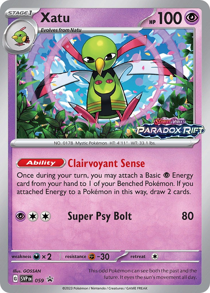 Xatu (059) [Scarlet & Violet: Black Star Promos]