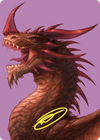 The Ur-Dragon // The Ur-Dragon (ACMM-061) - Commander Masters Art Series (Borderless) Foil