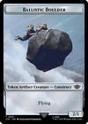 Ballistic Boulder // Food (0024) Double-Sided Token (Surge Foil) [The Lord of the Rings: Tales of Middle-Earth Tokens]