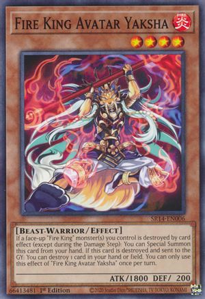 Fire King Avatar Yaksha (SR14-EN006) - Structure Deck: Fire Kings Unlimited