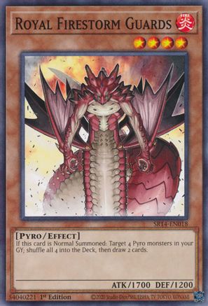Royal Firestorm Guards (SR14-EN018) - Structure Deck: Fire Kings 1st Edition