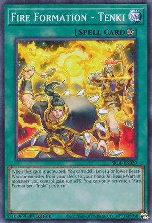 Fire Formation - Tenki (SR14-EN029) - Structure Deck: Fire Kings 1st Edition