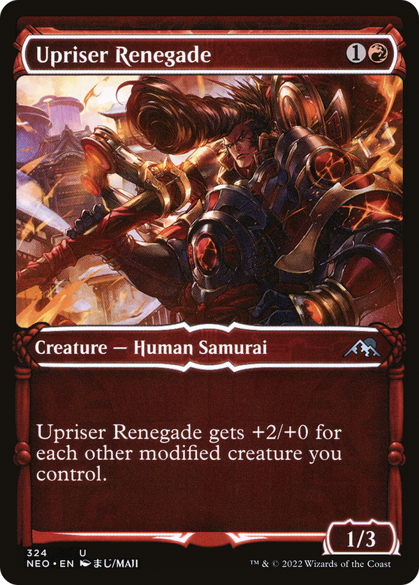 Upriser Renegade (Showcase Samurai) [Kamigawa: Neon Dynasty]