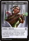 Treasure // Ellywick Tumblestrum Emblem Double-Sided Token [Dungeons & Dragons: Adventures in the Forgotten Realms Tokens]