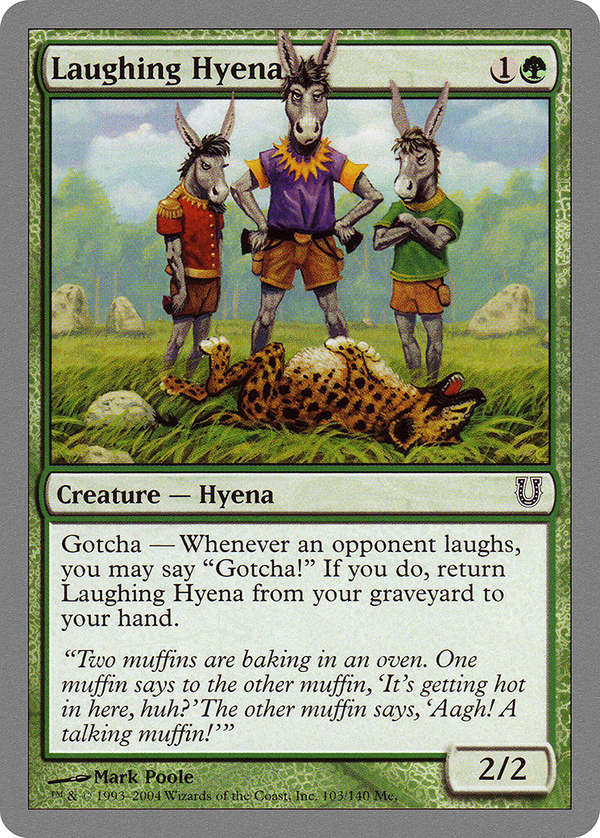 Laughing Hyena (UNH-103) - Unhinged
