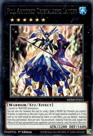 Full Armored Crystalzero Lancer (MZMI-EN053) - Maze of Millennia 1st Edition