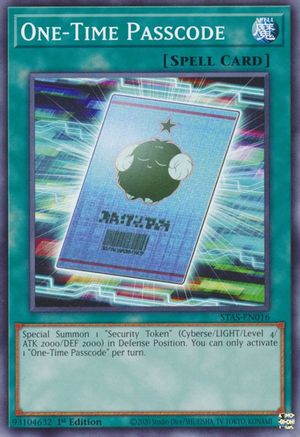 One-Time Passcode (STAS-EN016) - 2-Player Starter Set 1st Edition