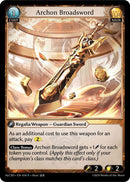 Archon Broadsword (34) [Alchemical Revolution: Starter Decks]