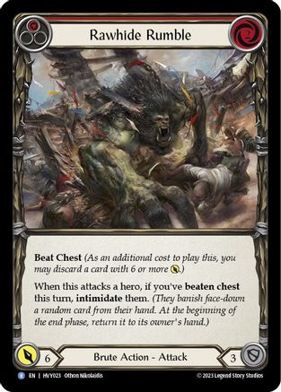 Rawhide Rumble (Red) [HVY023] (Heavy Hitters)