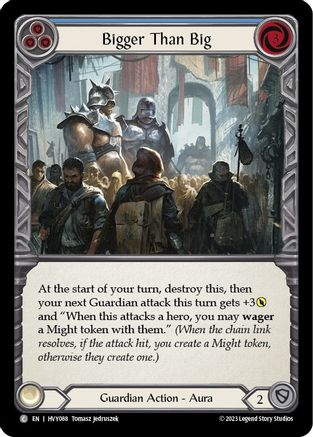 Bigger Than Big (Blue) [HVY088] (Heavy Hitters)  Rainbow Foil