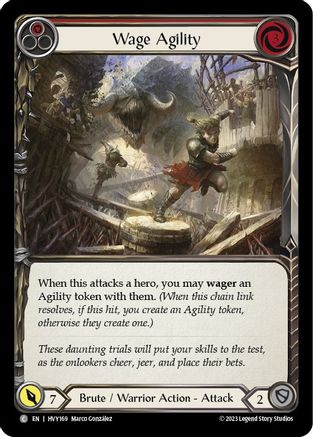 Wage Agility (Red) [HVY169] (Heavy Hitters)
