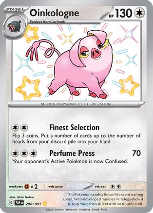 Oinkologne (208/091) [Scarlet & Violet: Paldean Fates]