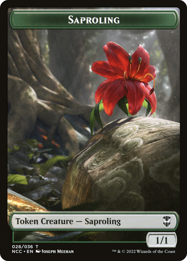 Saproling (TNCC-028) - New Capenna Commander Tokens Foil