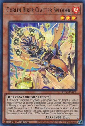 Goblin Biker Clatter Sploder (PHNI-EN009) - Phantom Nightmare 1st Edition