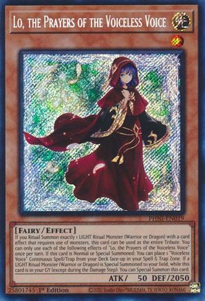 Lo, the Prayers of the Voiceless Voice (PHNI-EN019) - Phantom Nightmare 1st Edition