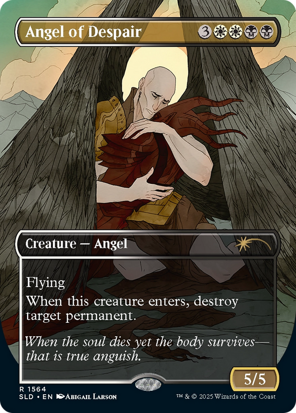 Angel of Despair (SLD-1564) - Secret Lair Drop (Borderless) Foil