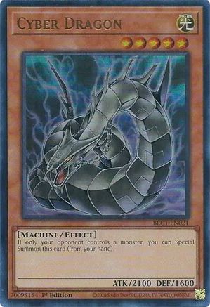 Cyber Dragon (Alternate Art) (BLC1-EN021) - Battles of Legend: Chapter 1 1st Edition