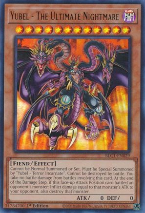 Yubel - The Ultimate Nightmare (BLC1-EN029) - Battles of Legend: Chapter 1 1st Edition