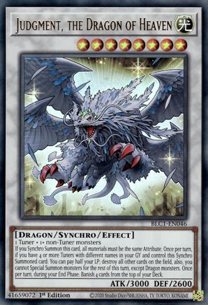 Judgment, the Dragon of Heaven (BLC1-EN046) - Battles of Legend: Chapter 1 1st Edition