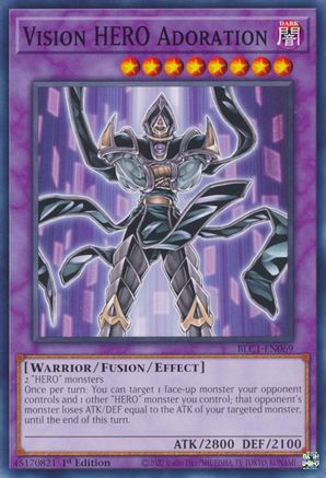 Vision HERO Adoration (BLC1-EN069) - Battles of Legend: Chapter 1 1st Edition
