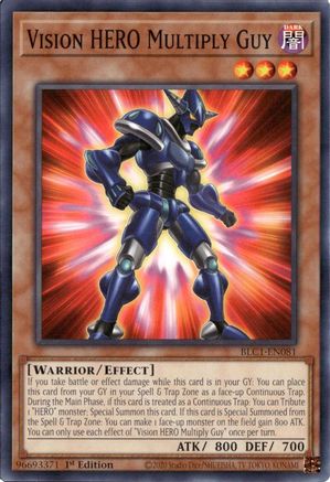 Vision HERO Multiply Guy (BLC1-EN081) - Battles of Legend: Chapter 1 1st Edition