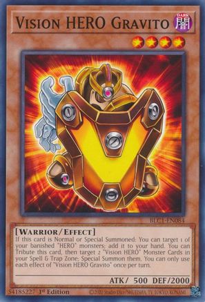 Vision HERO Gravito (BLC1-EN084) - Battles of Legend: Chapter 1 1st Edition