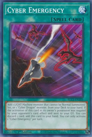 Cyber Emergency (BLC1-EN105) - Battles of Legend: Chapter 1 1st Edition
