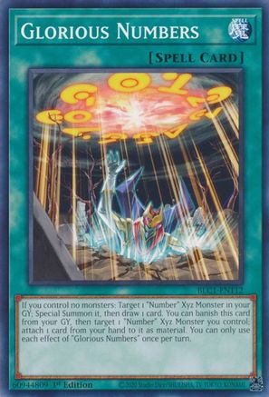 Glorious Numbers (BLC1-EN112) - Battles of Legend: Chapter 1 1st Edition
