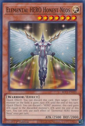 Elemental HERO Honest Neos (BLC1-EN120) - Battles of Legend: Chapter 1 1st Edition