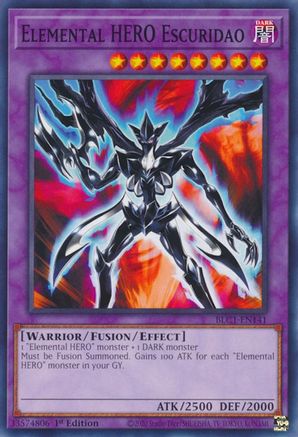 Elemental HERO Escuridao (BLC1-EN141) - Battles of Legend: Chapter 1 1st Edition
