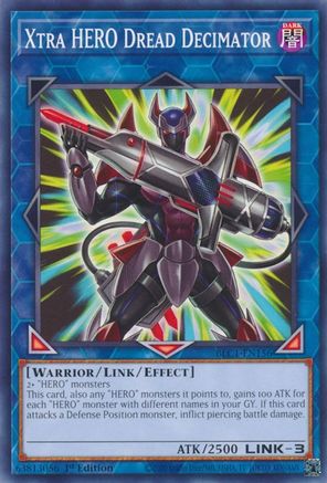 Xtra HERO Dread Decimator (BLC1-EN156) - Battles of Legend: Chapter 1 1st Edition