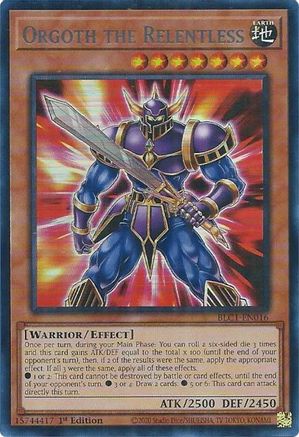 Orgoth the Relentless (Silver) (BLC1-EN016) - Battles of Legend: Chapter 1 1st Edition