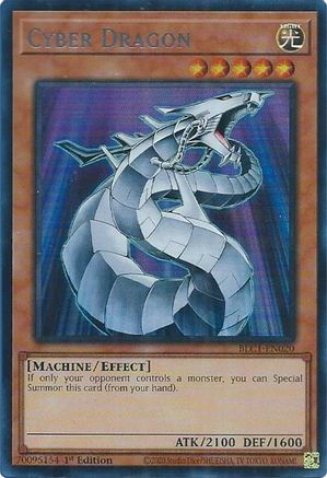 Cyber Dragon (Silver) (BLC1-EN020) - Battles of Legend: Chapter 1 1st Edition