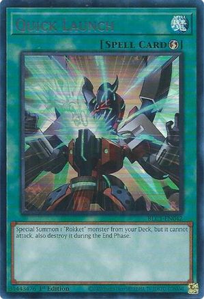 Quick Launch (Silver) (BLC1-EN042) - Battles of Legend: Chapter 1 1st Edition
