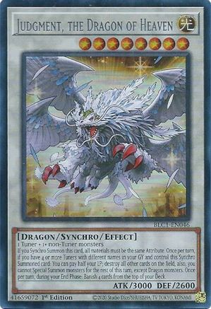 Judgment, the Dragon of Heaven (Silver) (BLC1-EN046) - Battles of Legend: Chapter 1 1st Edition