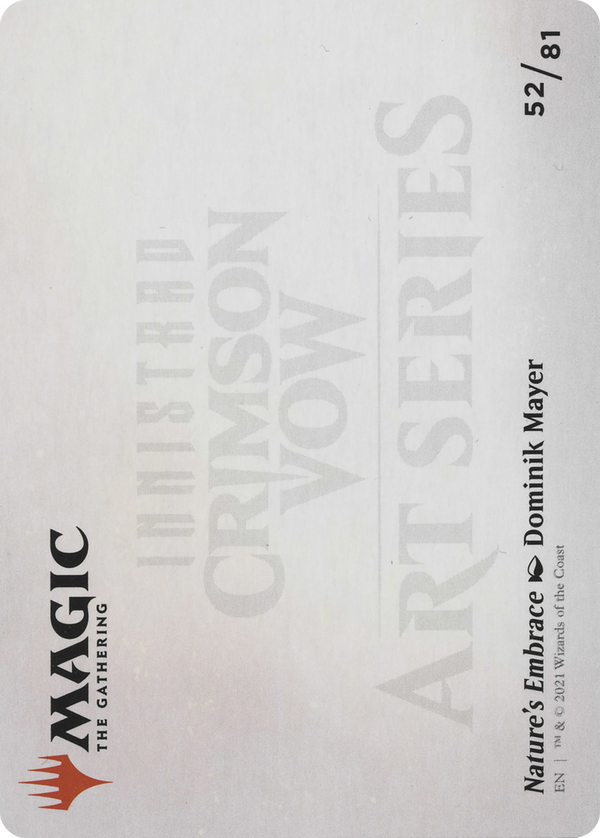 Nature's Embrace // Nature's Embrace (AVOW-052) - Crimson Vow Art Series (Borderless) Foil