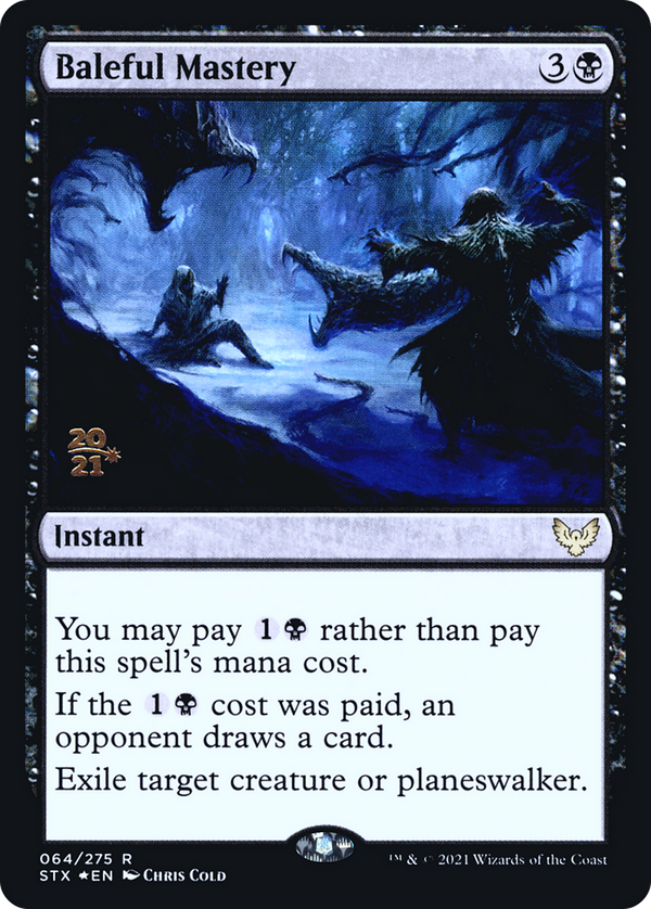 Baleful Mastery [Strixhaven: School of Mages Prerelease Promos]
