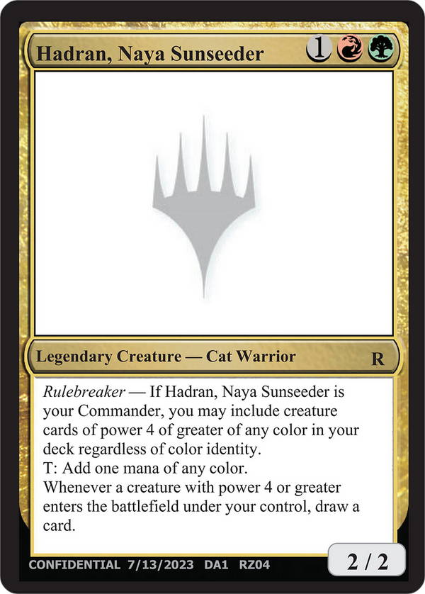 Hadran, Naya Sunseeder (UNK-RZ04B) - Unknown Event