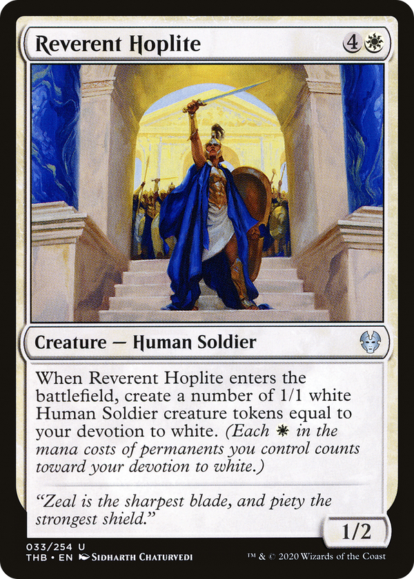 Reverent Hoplite [Theros Beyond Death]