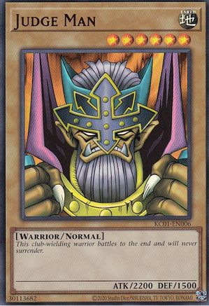 Judge Man (KC01-EN006) - 25th Anniversary Ultimate Kaiba Set Unlimited