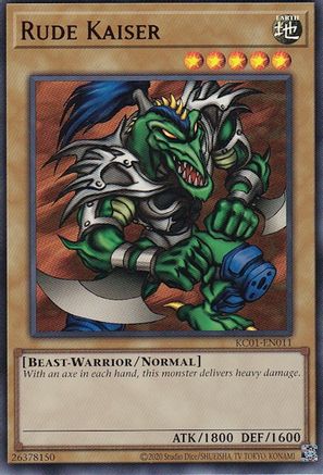 Rude Kaiser (KC01-EN011) - 25th Anniversary Ultimate Kaiba Set Unlimited