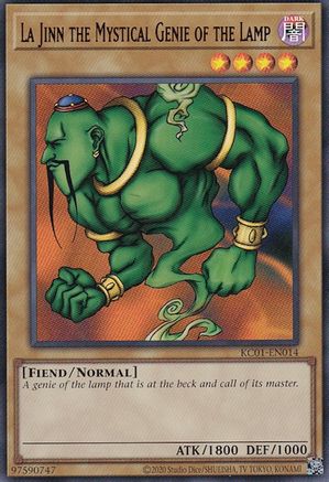 La Jinn the Mystical Genie of the Lamp (KC01-EN014) - 25th Anniversary Ultimate Kaiba Set Unlimited