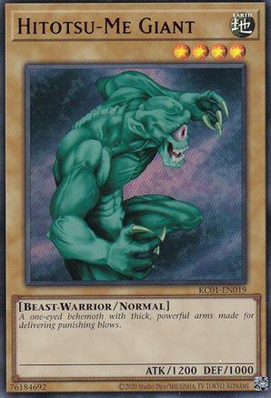 Hitotsu-Me Giant (KC01-EN019) - 25th Anniversary Ultimate Kaiba Set Unlimited
